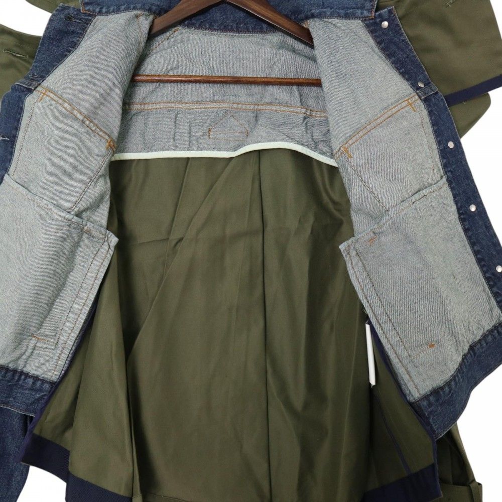 サカイ デニムジャケット レディース トレンチドッキング アウター 服  