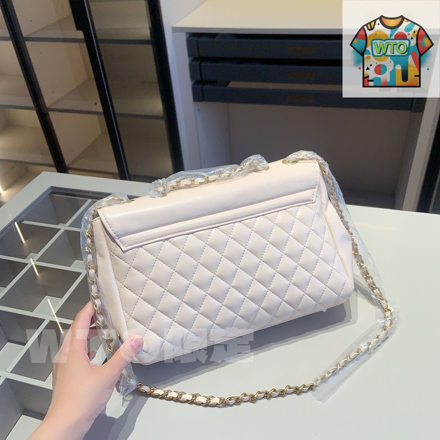 CHANELノベルティ　スクエアチェーンバッグ　新品 本日特価] 全新シリーズセット X660 - シャネル チェーンバッグ