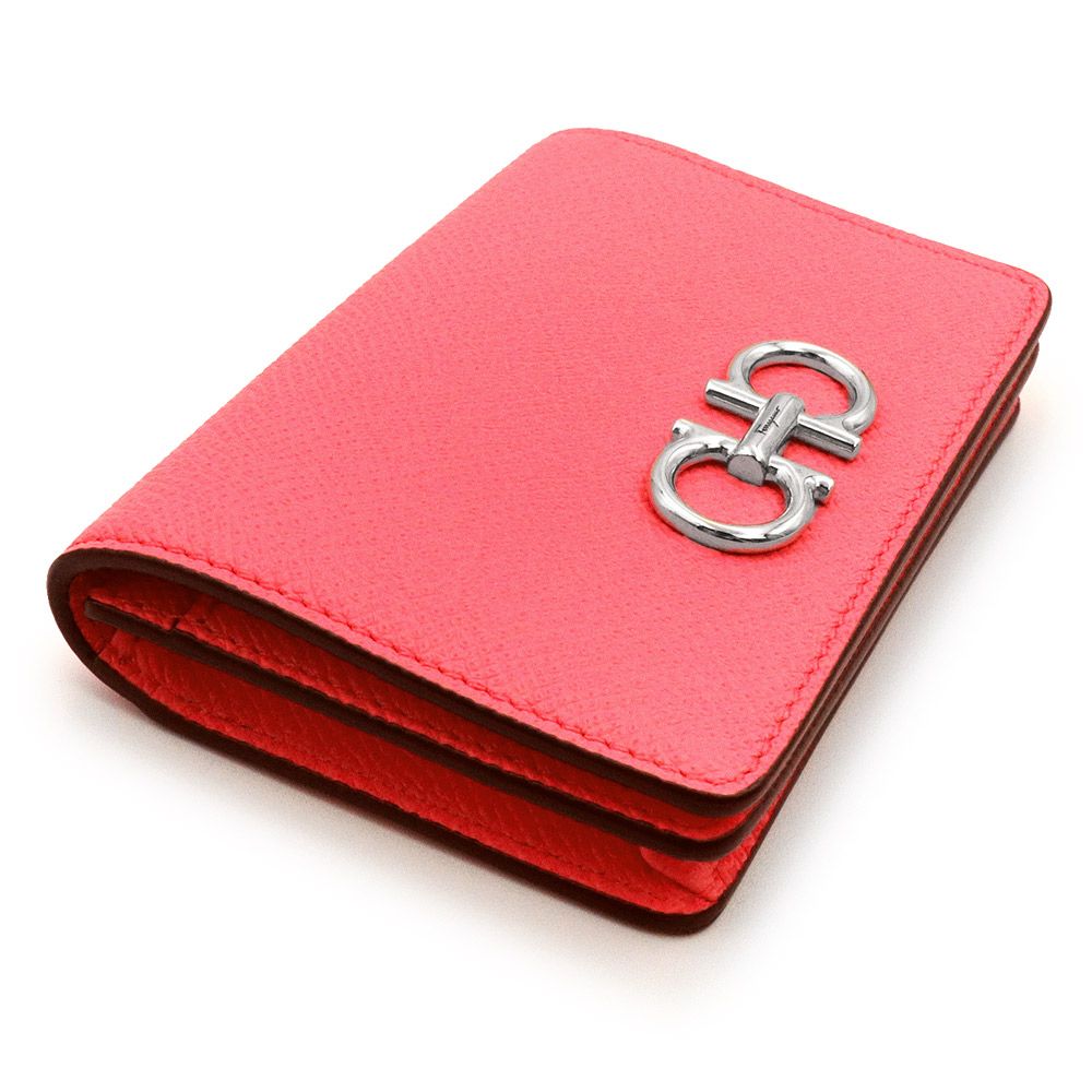 新品未使用 Ferragamo フェラガモ 本革 名刺入れ カード入れ □新品