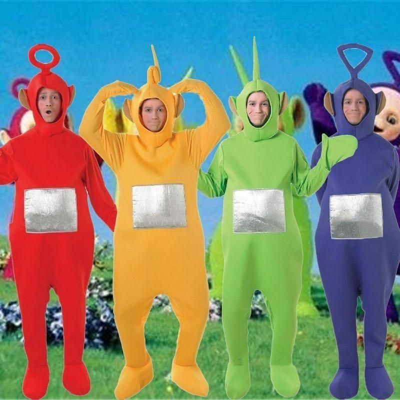 コスプレ 仮装 衣装 4点 ハロウィン コスチューム デラックスジェダイナイト 大人用 テレタビーズ Teletubbies 成人