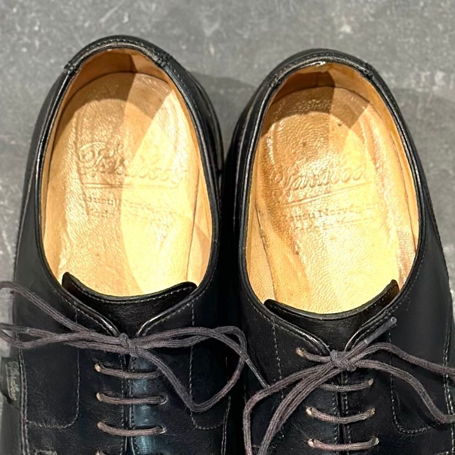 パラブーツ レザーシューズ シャンボード Uチップ ノワール LA HAPPYPLANETSERVICEAPARTMENTS_COM