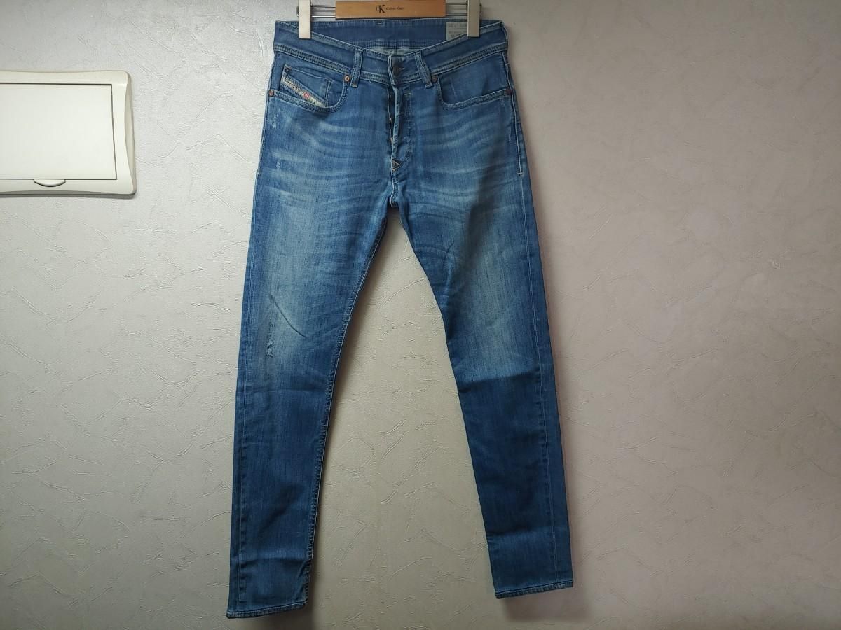 【雷市場（ポンジャン）商品韓国直送】DIESEL(ディーゼル) 30 インチ SLEENKER スリムスキニーフィット デニム ヴィンテージ