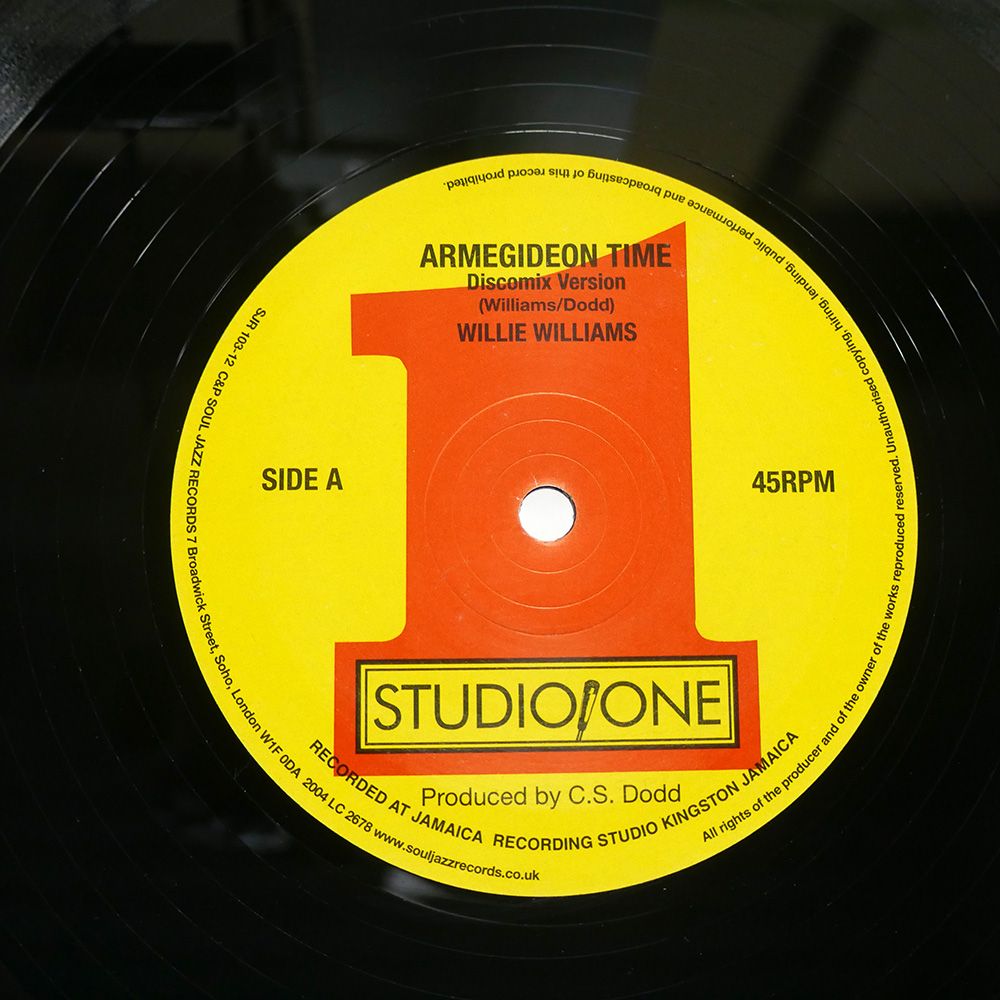 UK盤 WILLIE WILLIAMS / NORMA WHITE/ARMEGIDEON TIME / I WANT
