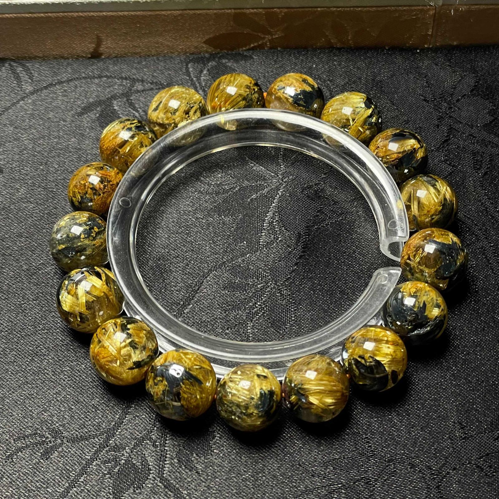 【金運・仕事運上昇】満ち満ち！タイチンルチルスフィア⭐️ N161 金運・仕事運上昇】満ち満ち！タイチンルチルスフィア⭐️ N161