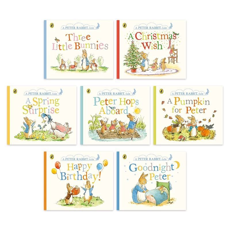 Peter Rabbit Tales 英語絵本 by Beatrix Potter 7冊 英語絵本23冊 The