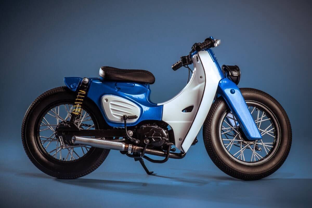 trickyMan12 1/6 ホンダ カブ スーパーカブ Blue.Ver の通販 by