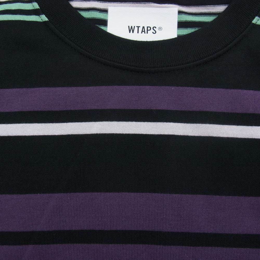 WTAPS ダブルタップス 21AW 212ATDT-CSM36 JAM LS TEE ボーダー 長袖 T 