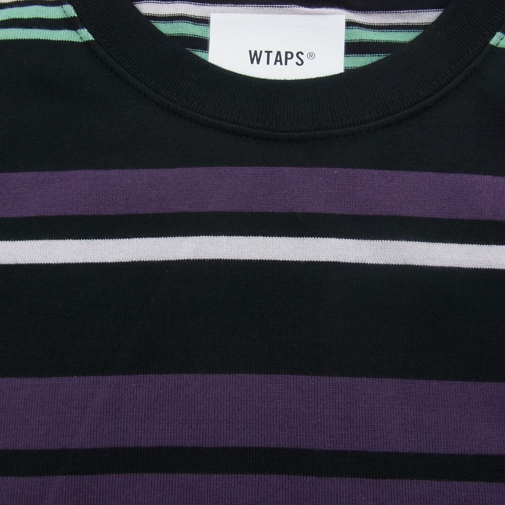 WTAPS ダブルタップス 21AW 212ATDT-CSM36 JAM LS TEE ボーダー