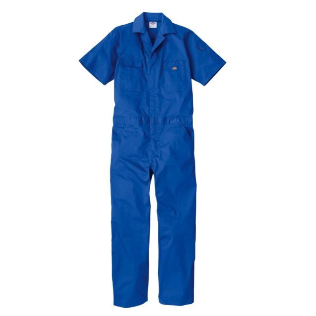 Dickies ディッキーズ 半袖 つなぎ ネイビー ヒッコリー XL 大きめ Dickies ディッキーズ 半袖 つなぎ ネイビー ヒッコリー XL 大きめ