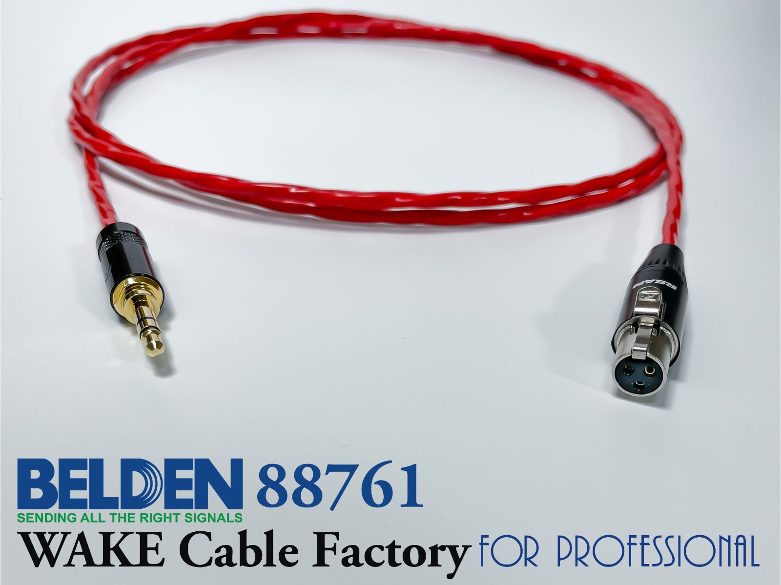 ☆高解像度☆BELDEN 88761 ヘッドフォンケーブル AKGタイプ2.5m - メルカリ