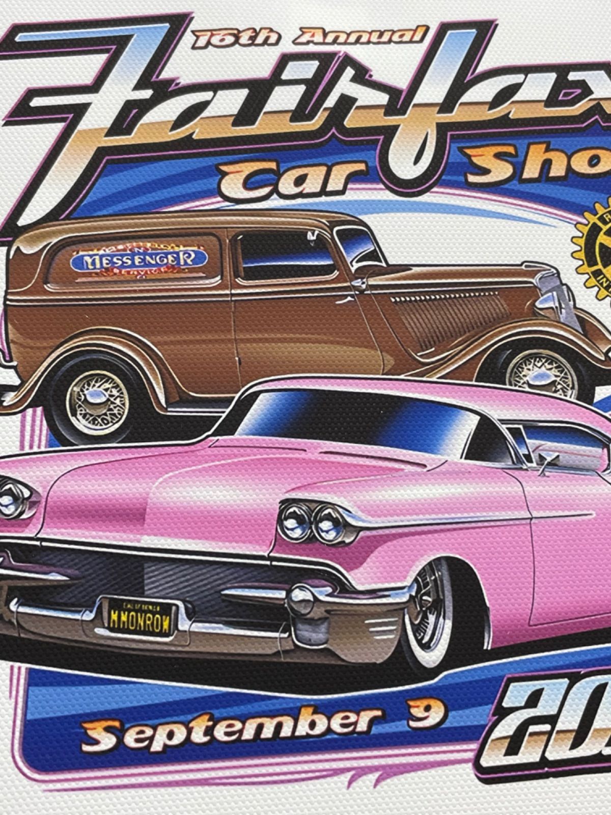 キャンバス ポスター HOTROD ホットロッド ハーレー 高速有鉛 ムーン