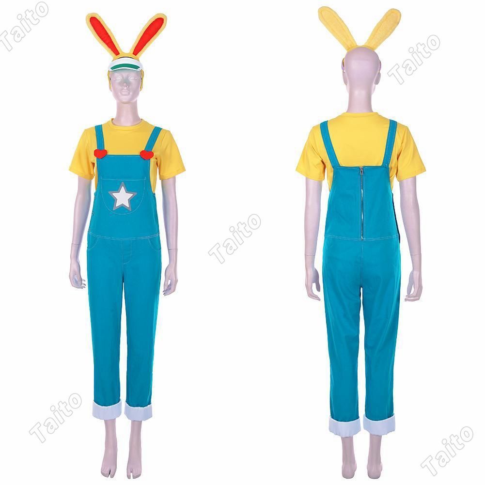 どうぶつの森 Animal Crossing コスプレ ウサギ男女装 Tシャツ