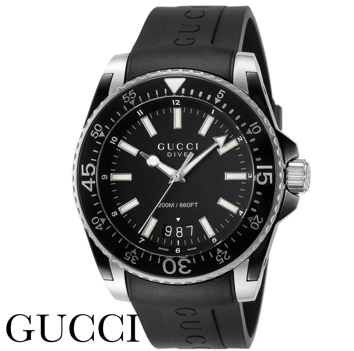 【洗練されたエレガントさ】新品 GUCCI  DIVE  時計 メンズ