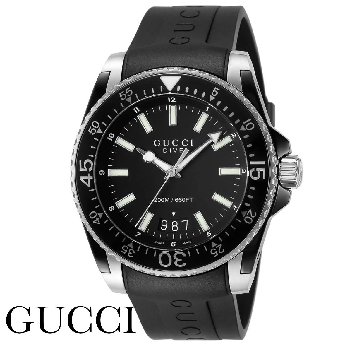 洗練されたエレガントさ GUCCI DIVE 時計 メンズ