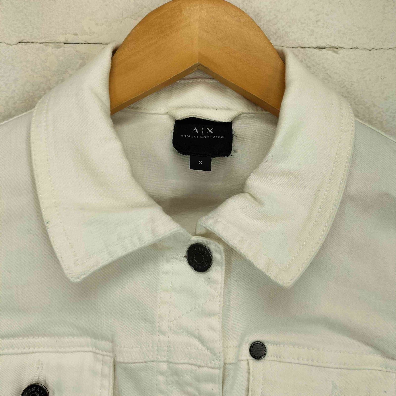 AX アルマーニ エクスチェンジ ジャケット Gジャン メンズ Sサイズ A|Xアルマーニ エクスチェンジデニムジャケット ARMANI EXCHANGE