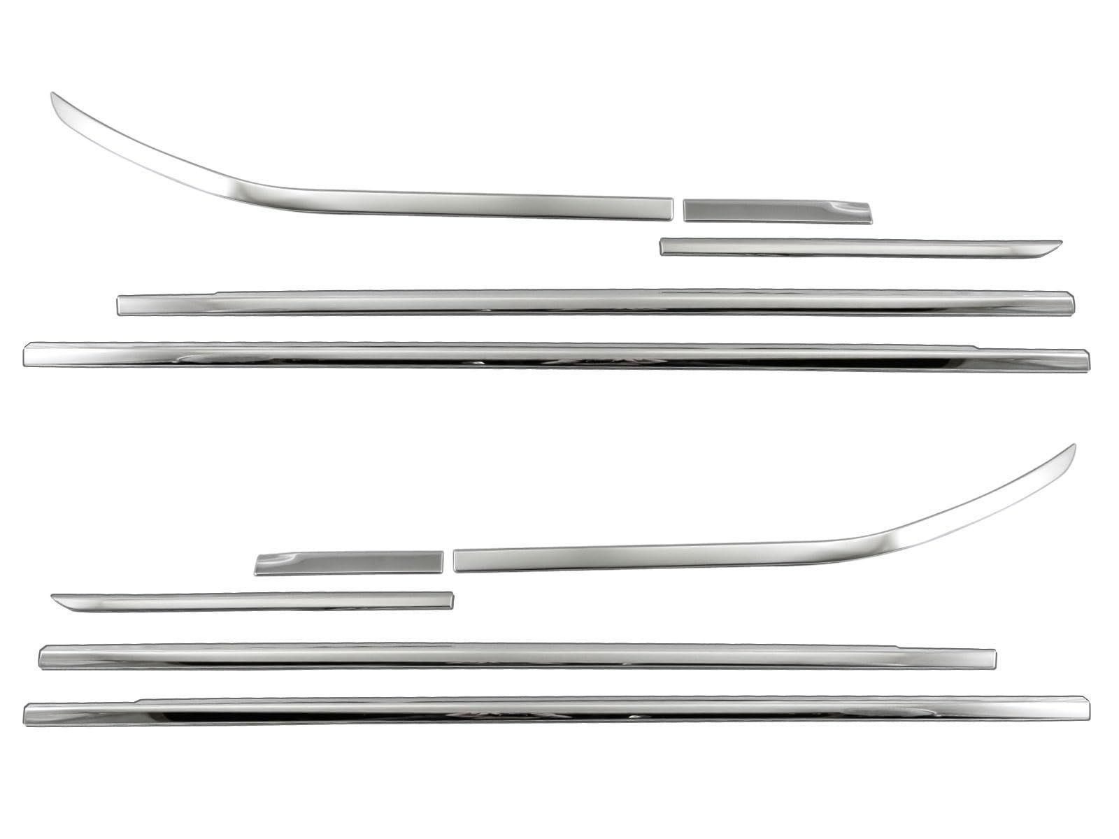 BRIGHTZ ステップワゴンスパーダ RP6 RP7 RP8 超鏡面ステンレスメッキウィンドウモール 10PC WIN－SIL－162 RP P6 P7 P8 6 7 8