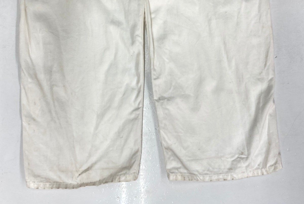 ユーロワーク 70s～80s コットン ヘリンボーン オーバーオール 48 白 ユーロワーク 70s～80s コットン ヘリンボーン オーバーオール 48 白