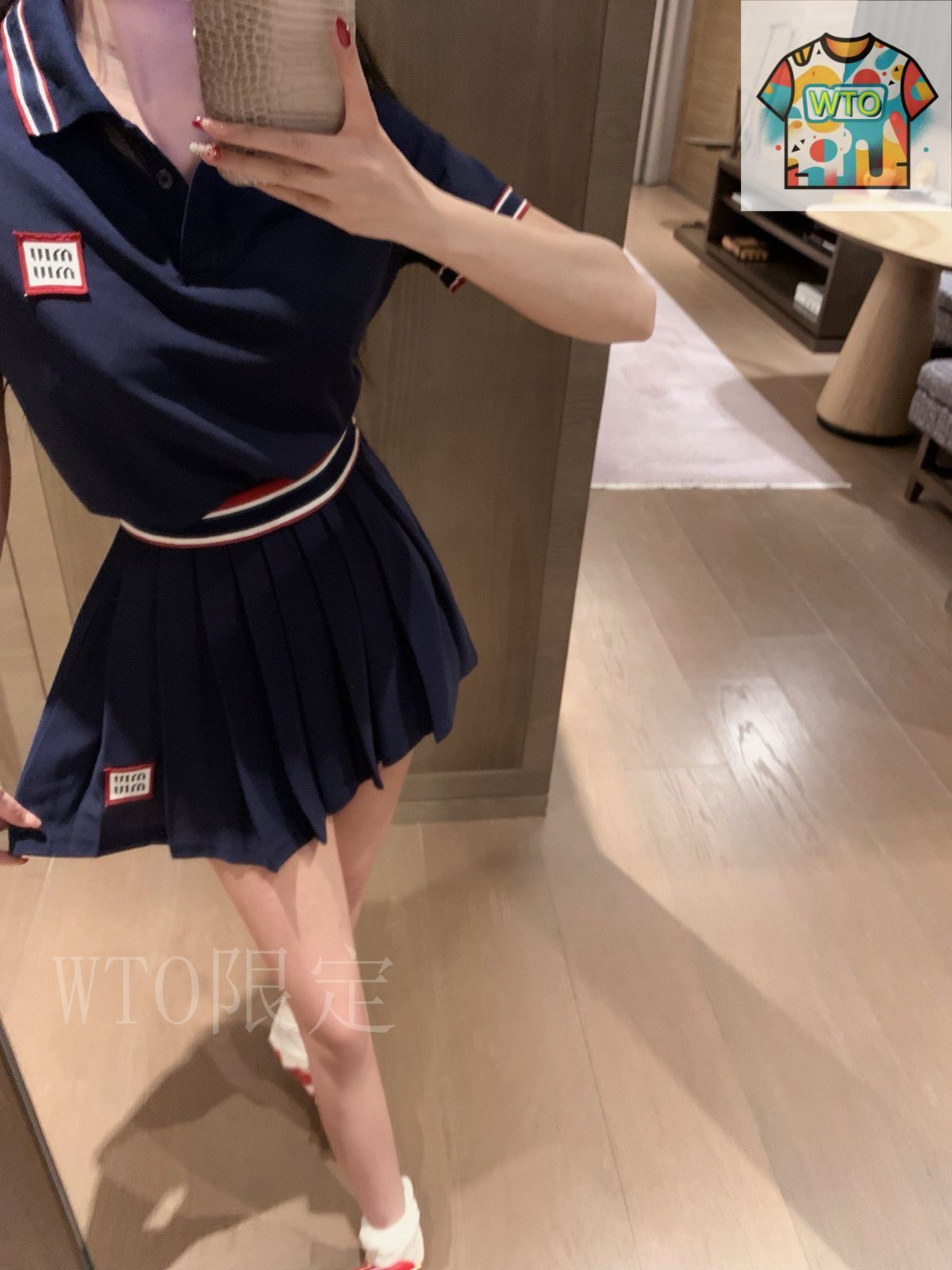 【★完売必至★】MIUMIU ☆ ウールのショートスカート org.jpg