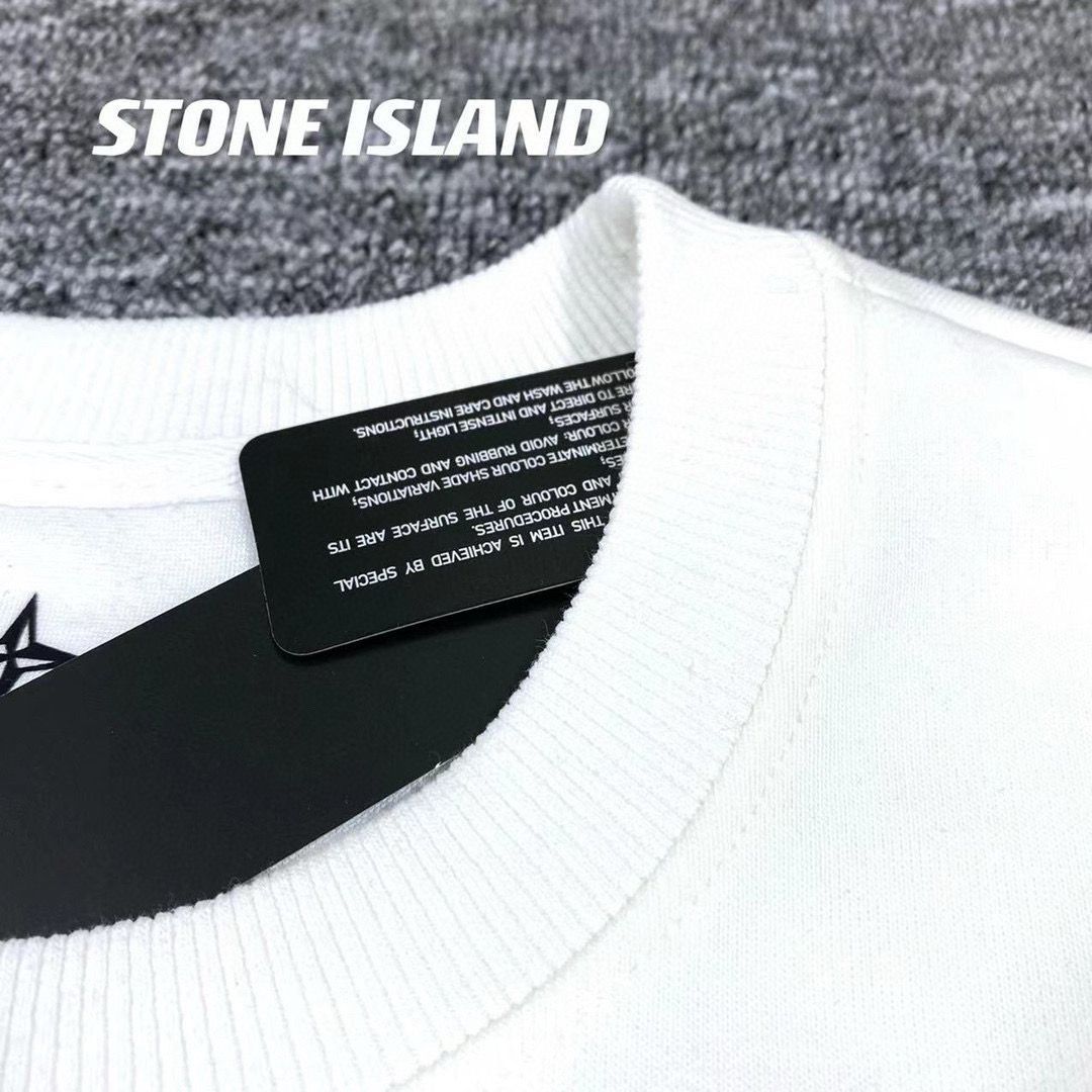 STONE ISLANDストーンアイランドパッチワークカップルスウェット