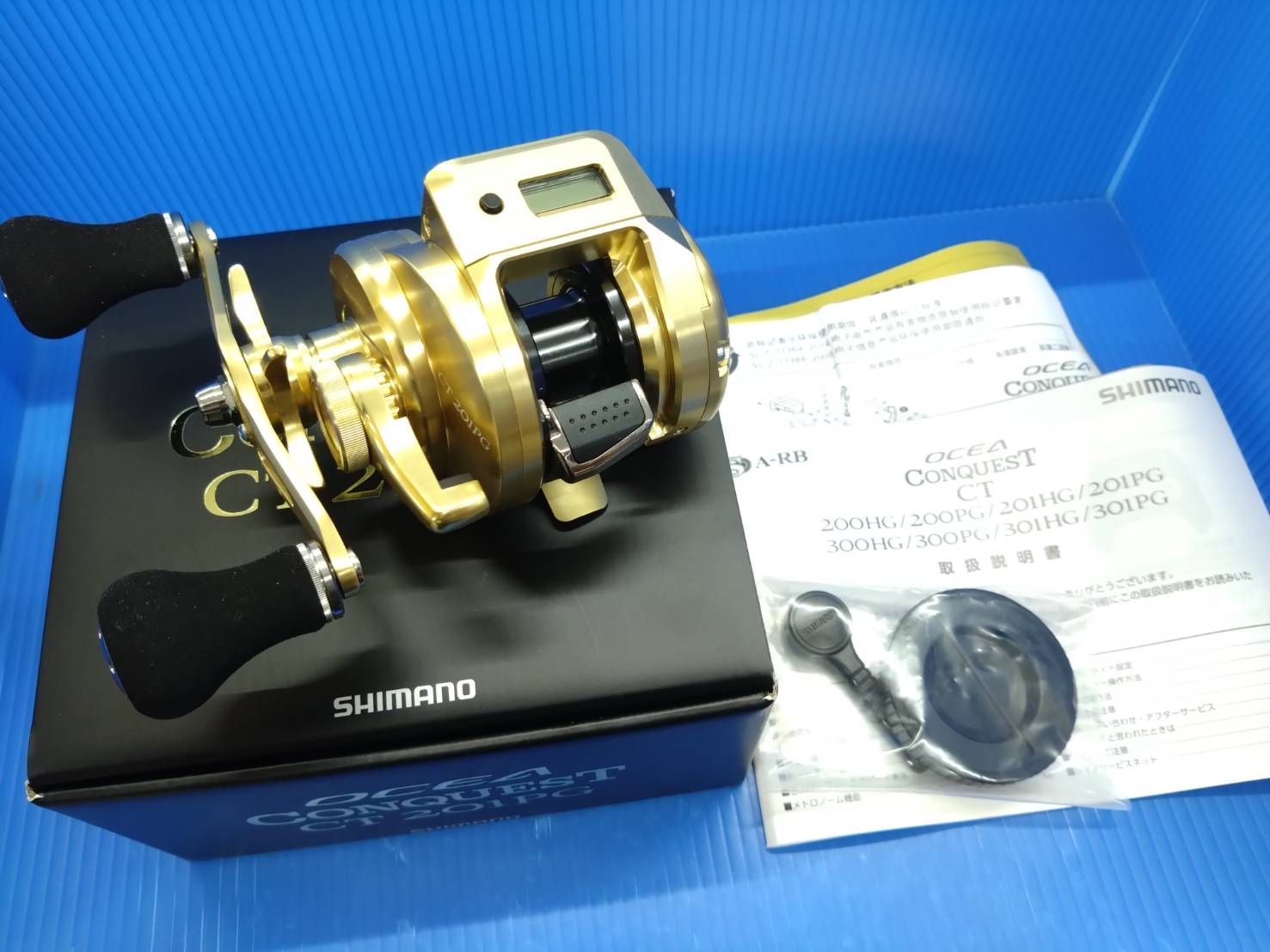 シマノ オシアコンクエストCT 301PG リブレハンドル 両軸リール