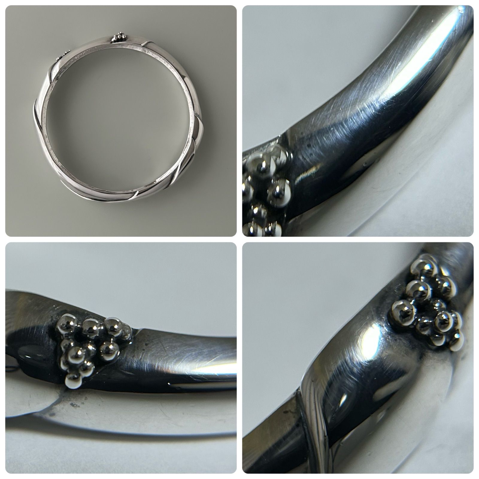 極美品ジョージ　ジェセン　バングル Georg Jensen GEORG JENSEN ジョージ ジェンセン バングル MERCY
