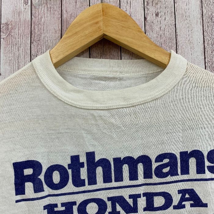 ロスマンズ ホンダ HONDA ROTHMANS Tシャツ 半袖 ロゴプリント