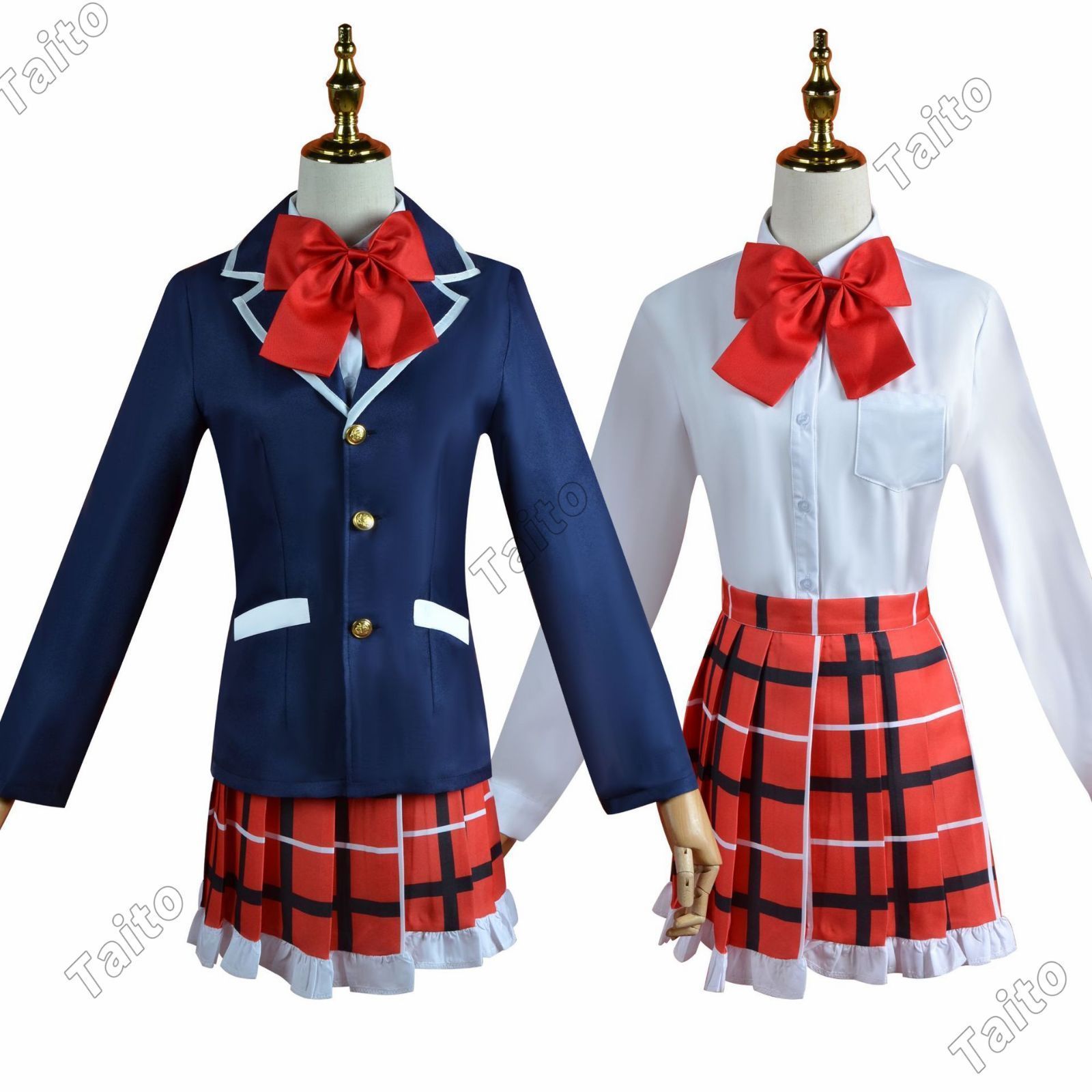 （ウィッグ付き）中二病でも恋がしたい！小鳥遊 六花(たかなし りっか) cosplay服装 コスプレ衣装 コスチューム コスプレ ハロウィン クリスマス仮装 コスチューム 年会 学園祭 文化祭