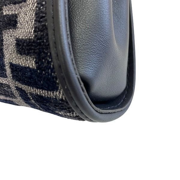  フェンディ Fendi ズッカ ナノ ピーカブ ネイビー ツイード レザー バッグ ハンドバッグ ショルダーバッグ レディース その他 その他