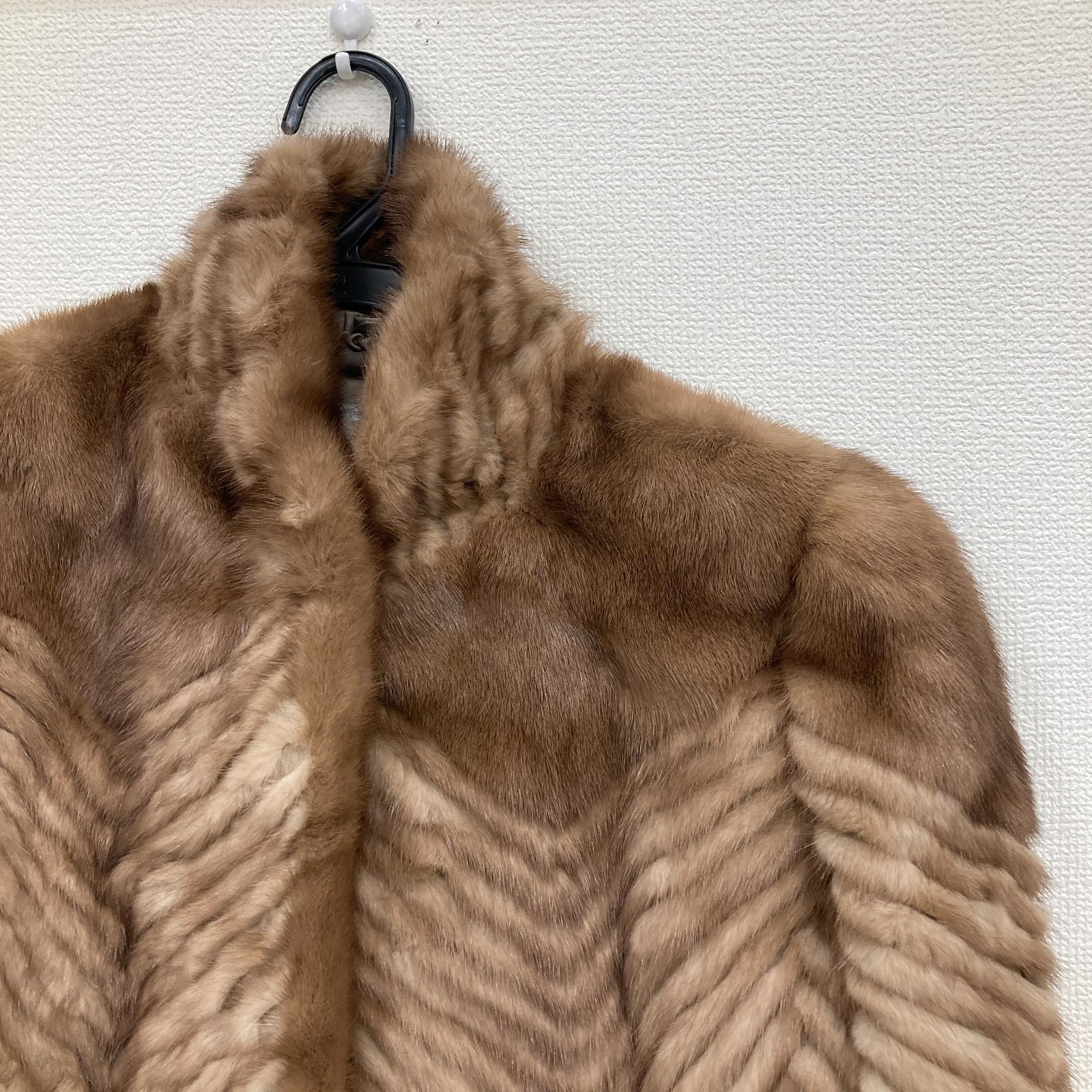 A最終処分価格【古着】FUR WELL 高級毛皮 ファーコート 冬物 ボストン