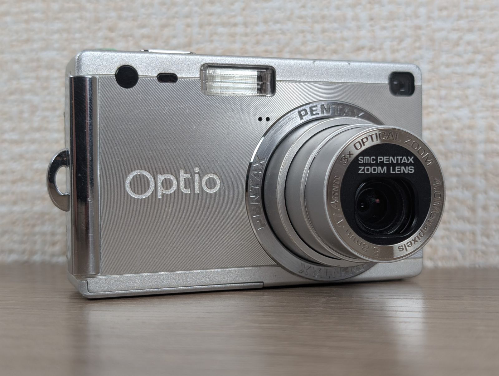 Pentax Optio コンパクトデジタルカメラ シルバー s4i 動作品】PENTAX Optio S4i シルバー コンパクトデジタルカメラ