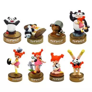 FamilyMart限定 パンダコパンダ ボトルキャップ フィギュアコレクション 5.目玉焼きを作ろう 単品 中古】ペットボトルキャップ 全8種セット 「パンダコパンダ