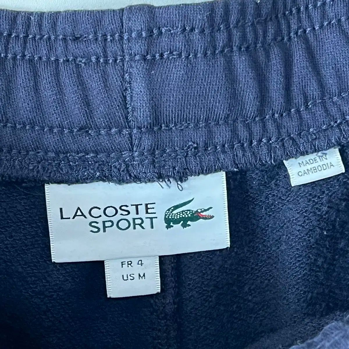 LACOSTE - タグ付未使用品✨ラコステ ジョガーパンツ スウェットパンツ 青 ブルー US S LACOSTE スウェットパンツ ジャージ テクニカルスウェットパンツ