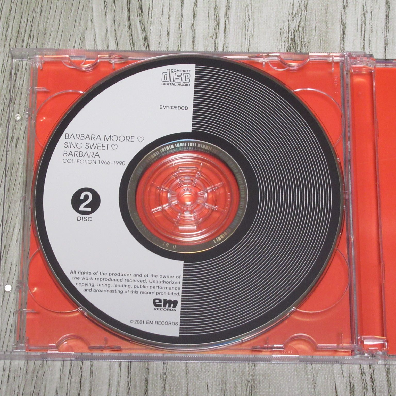 CD バーバラ・ムーア・コレクション 1966-1990 BARBARA MOORE SING