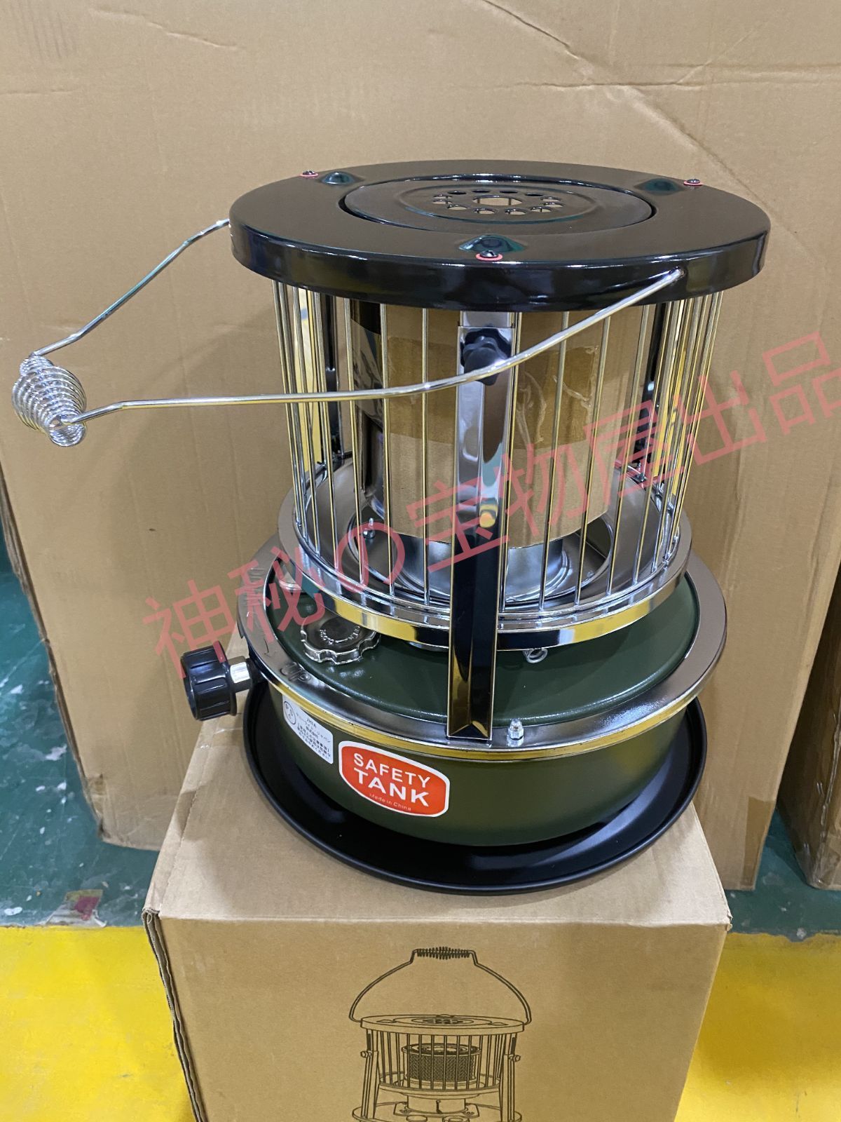 新品 石油ストーブ 360°対流型加熱 灯油ストーブ 電源不要 ストーブ