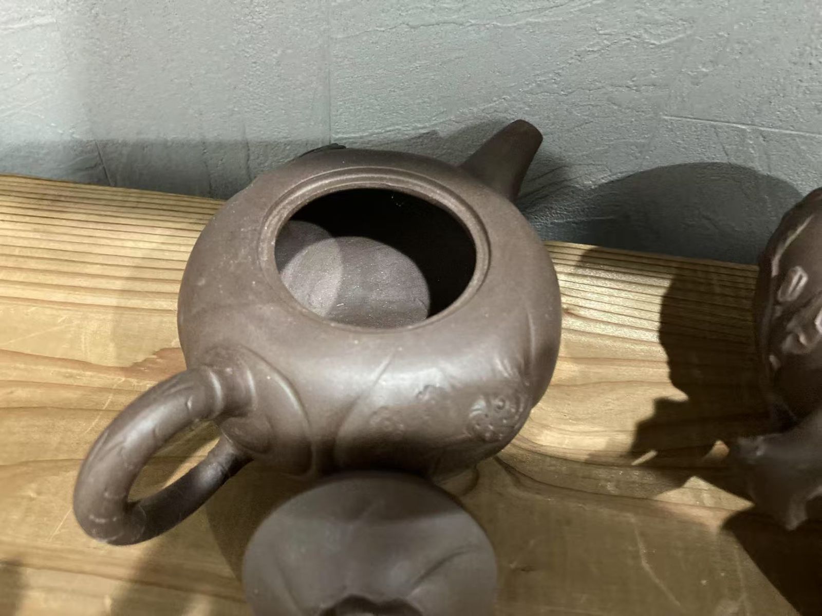 中国宜興 紫砂 梅紋茶壺 唐物 美術 煎茶道具 朱泥 急須 - メルカリ
