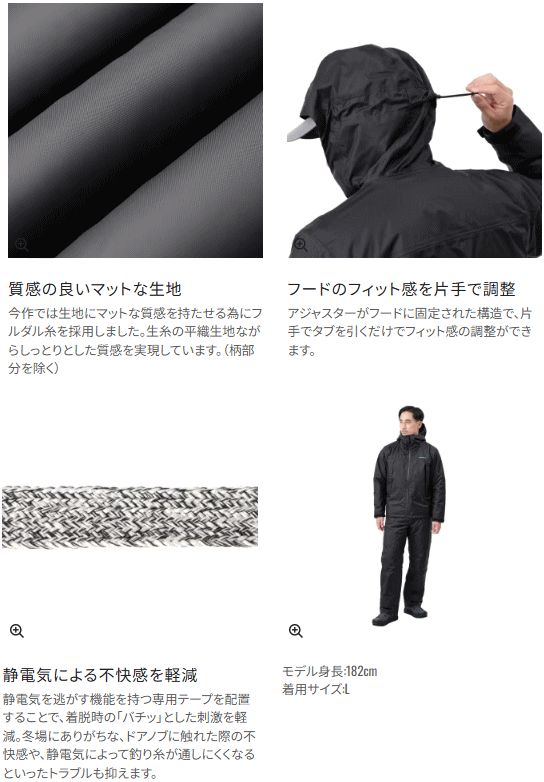 レインウェア shimano