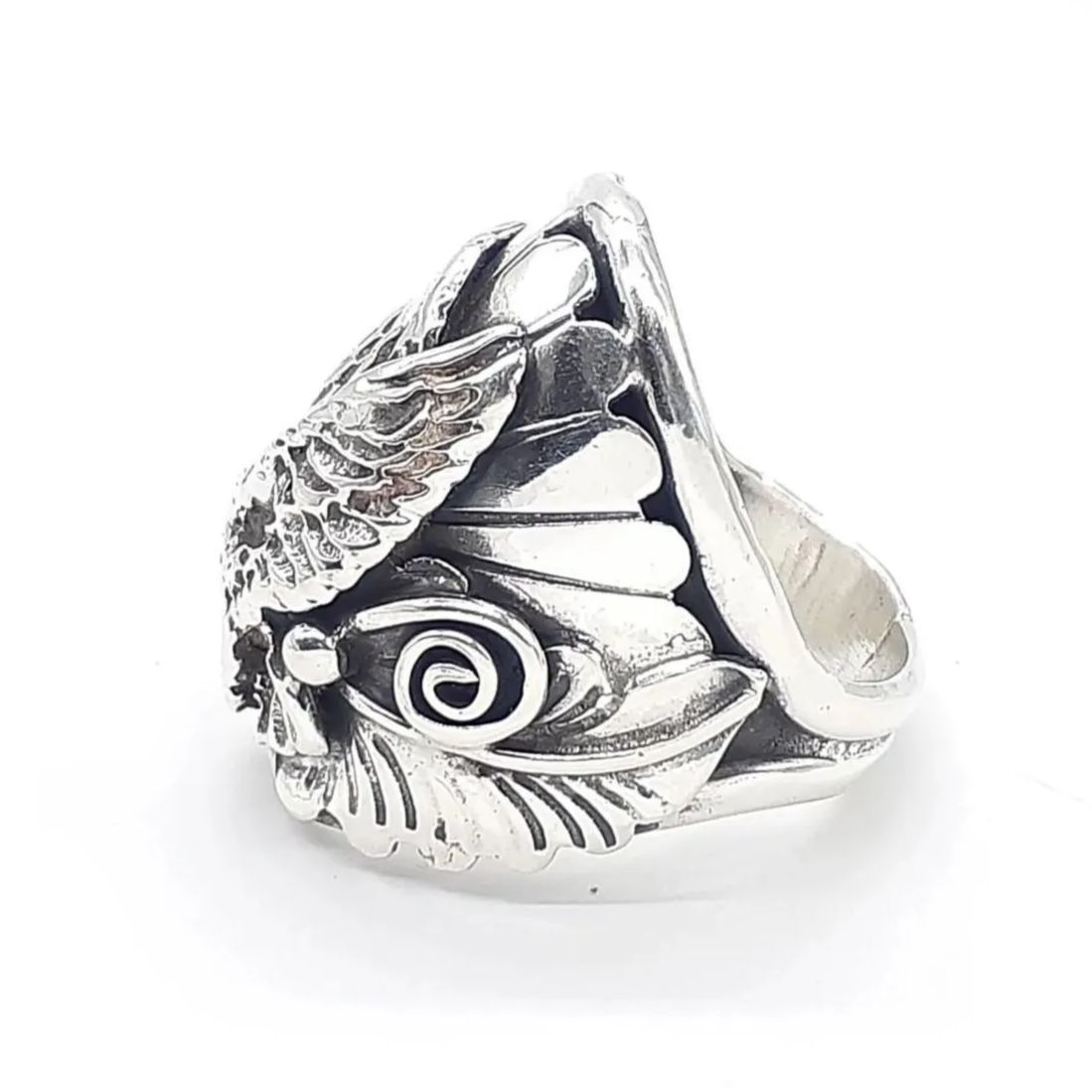 リング STERLING SILVER 925 シルバー LH 刻印 作家 銘 サイン 