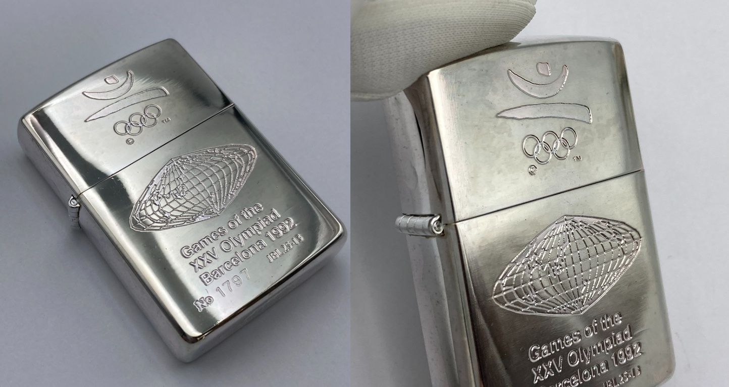 ZIPPO - ZIPPO 1992年 バルセロナオリンピック大会 公式ライセンス限定 ジッポーライター 中古 D4 ZIPPO - ZIPPO 1992年 バルセロナオリンピック大会 公式