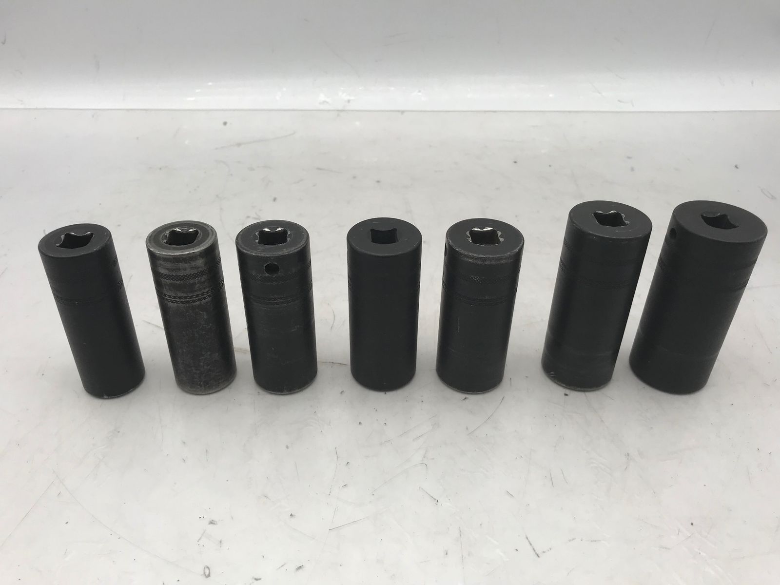 9.5mm sq6角ディープインパクトソケット7点セット