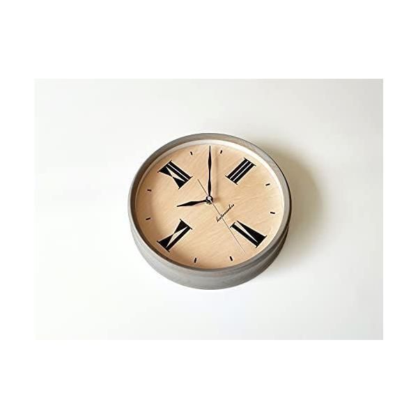 壁掛け時計 SKP電波時計 KATOMOKU muku clock 22 LL-size オーク km