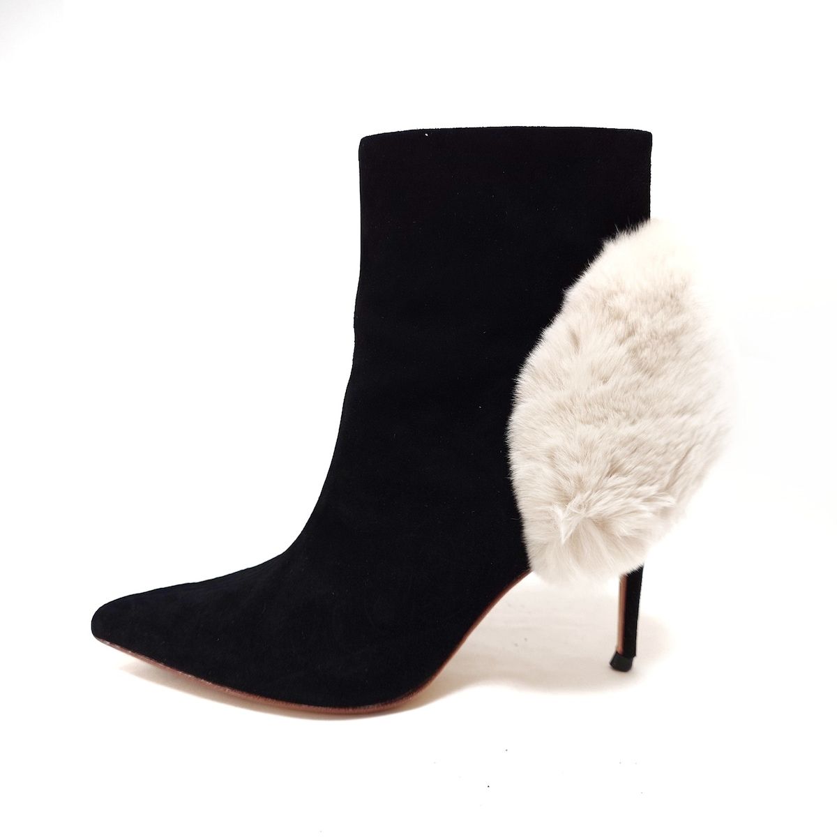 ツルバイマリコオイカワ BOND レースアップ ショートブーツ 36 黒 ツルバイマリコオイカワ BOND レースアップ ショートブーツ 36 黒