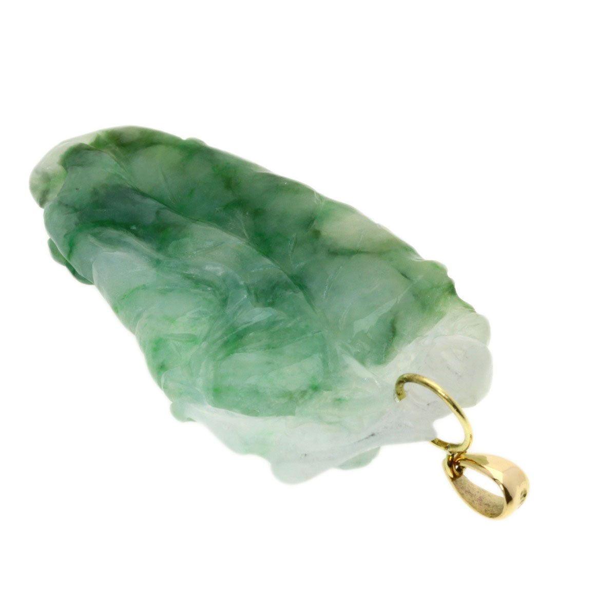 SELECT JEWELRY ヒスイ 翡翠 ペンダントトップ K18YG レディース 