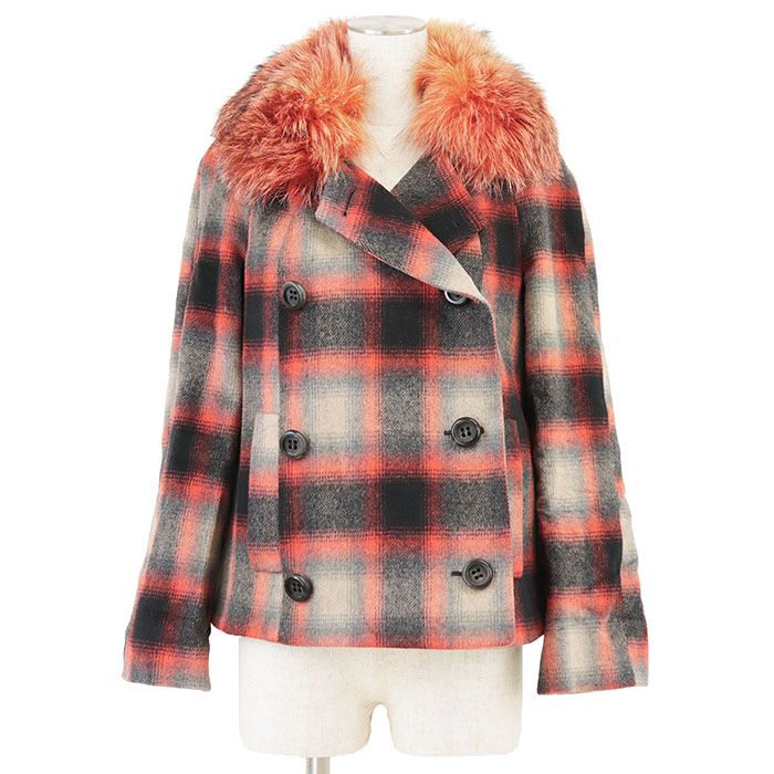 美品】RED VALENTINO レッド ヴァレンティノ P コート ロゴ