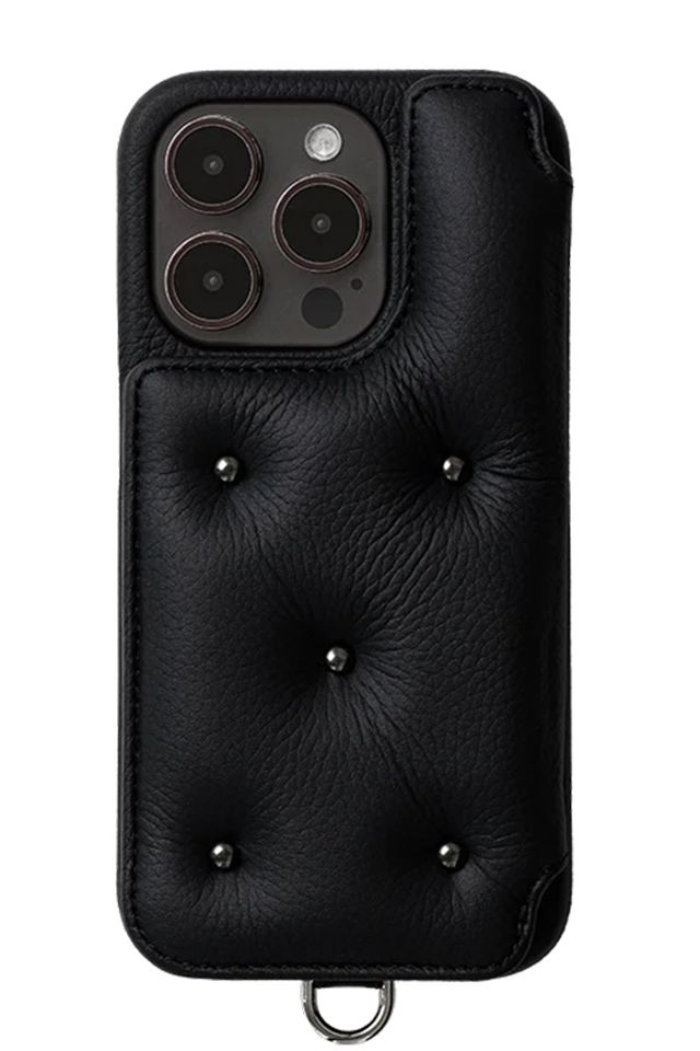 DEMIU デミュウ BALLON CINQ iPhone 16 16Plus 16Pro 16Pro Max バロン サンク iPhone16シリーズ スマホケース BLACK 正規通販 レディース メンズ iPhone16Pro用 BLACK