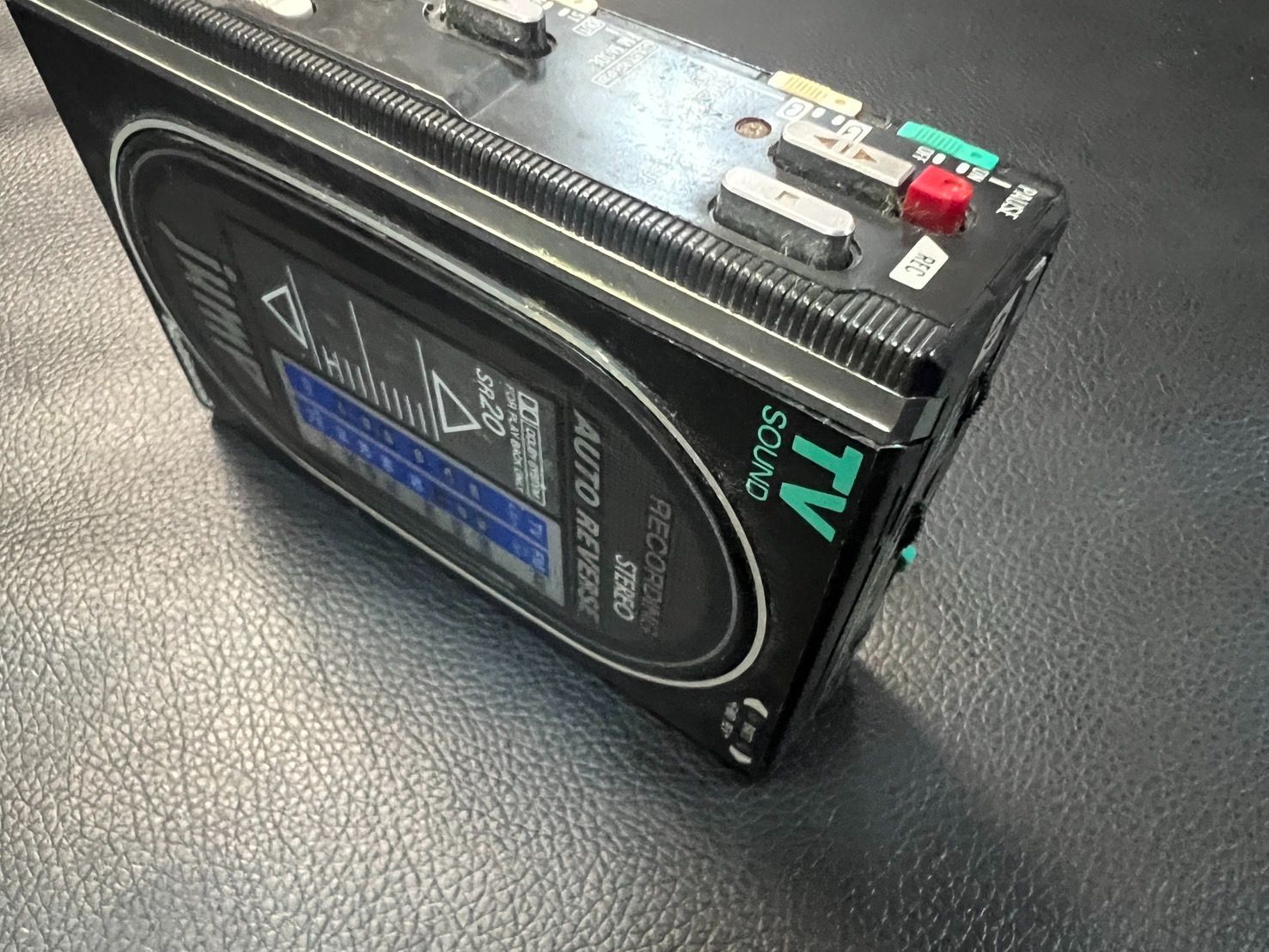 ジャンク ナショナル ポータブルカセットプレイヤー RX-SR20 松下電気 National（ナショナル）TV‐FM‐AM ステレオラジオカセット