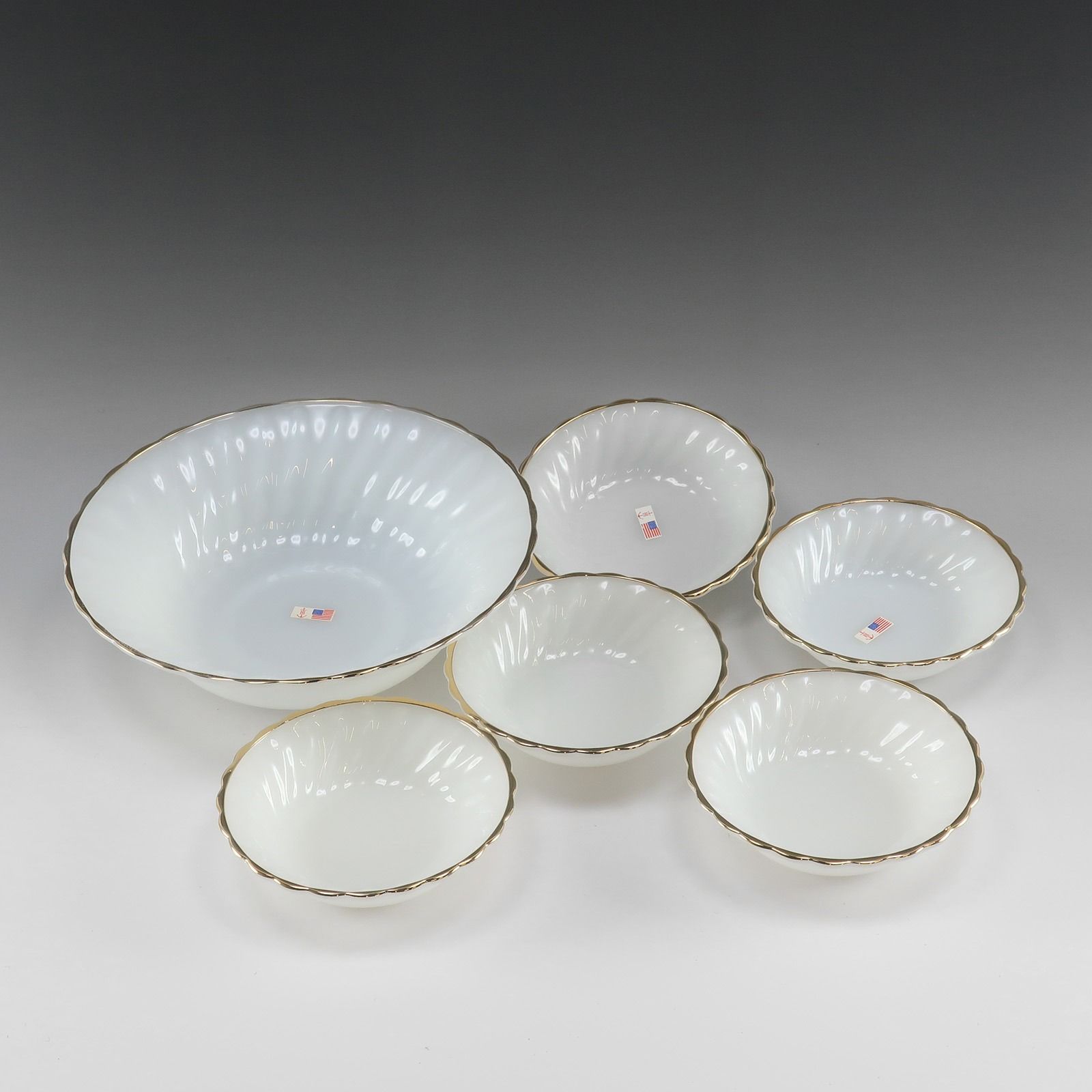 希少　Fire King ファイヤーキング ミキングボウル　ボウル　レア　ガゼル 希少 Fire King ファイヤーキング ミキングボウル ボウル レア ガゼル