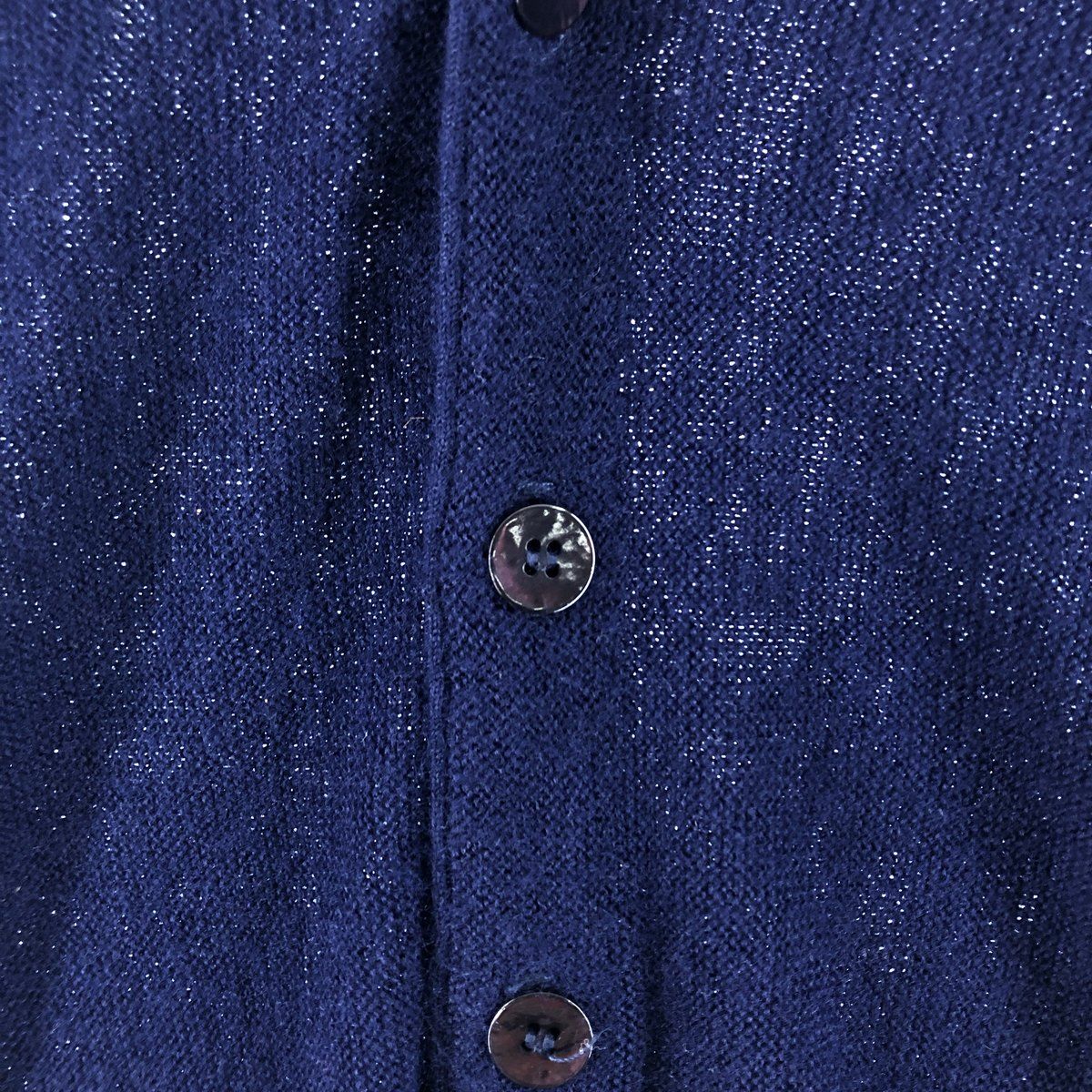 古着 70年代 JEFFLINKS アクリルニットカーディガン USA製 メンズM相当 