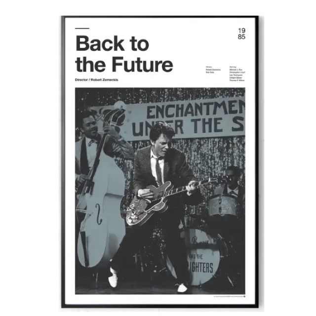 レア　バックトゥーザフューチャー  アメリカ制ポスタ―　マイケルＪフォックス 日本ポスター BACK TO THE FUTURE バック・トゥ・ザ