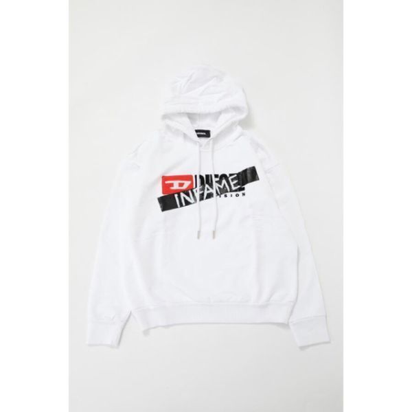 ディーゼルDIESEL パーカー M HC-S-DIVISION-FEDEZ ホワイト - メルカリ 