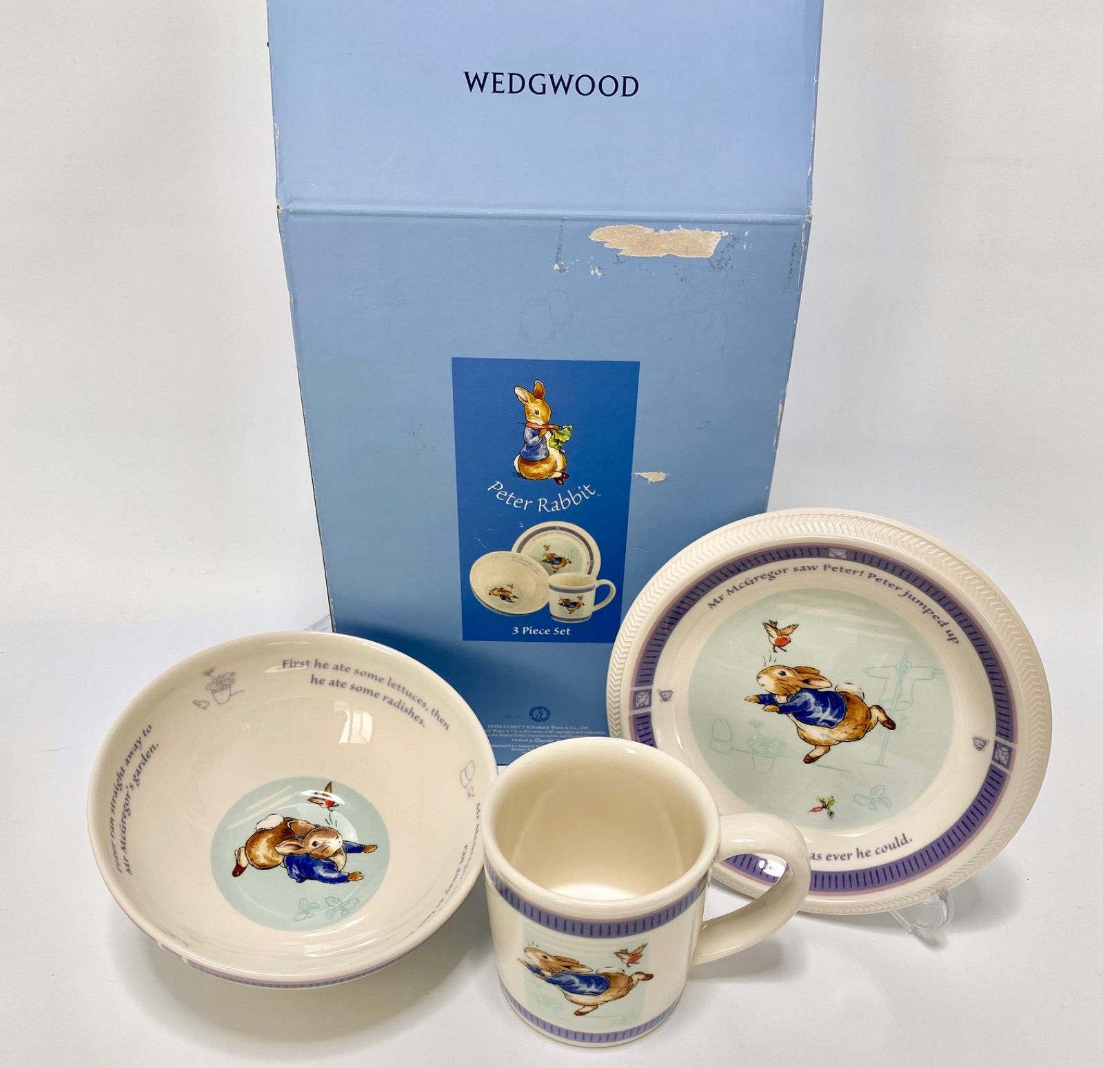 新品】WEDGWOOD ピーターラビット☆ニュールックシリーズ箱入り